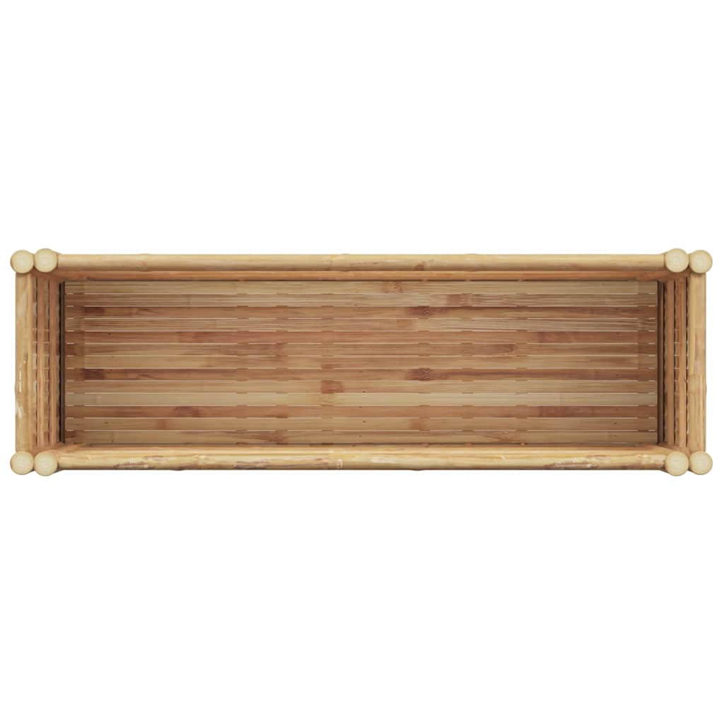 Garten-Hochbeet Braun 110 x 35 x 70 cm Bambus