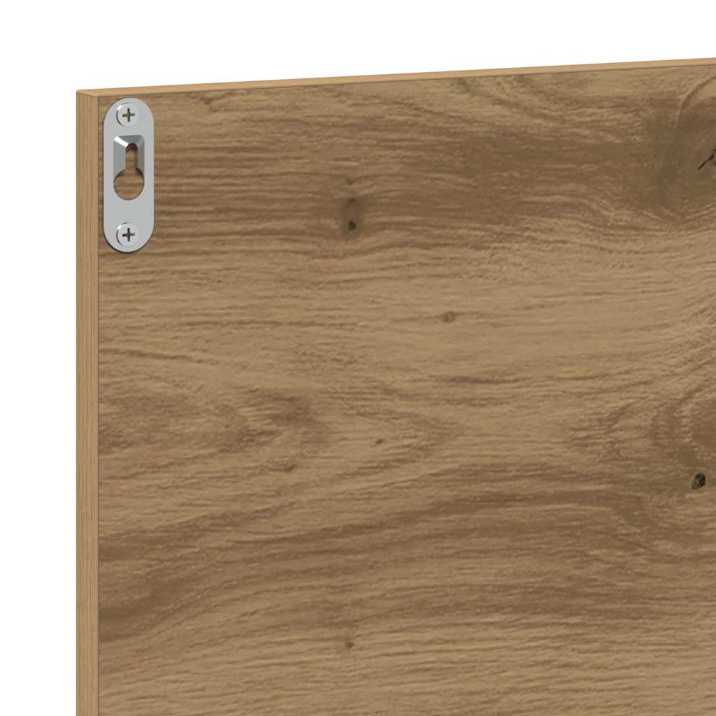 Spiegelregal mit Regal Handwerklich gefertigter Eichenholz