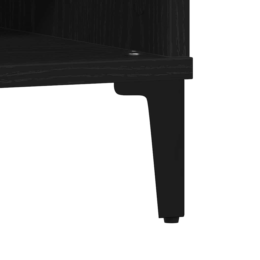 Couchtisch Schwarz Eichen-Optik 60 x 60 x 30 cm Holzwerkstoff