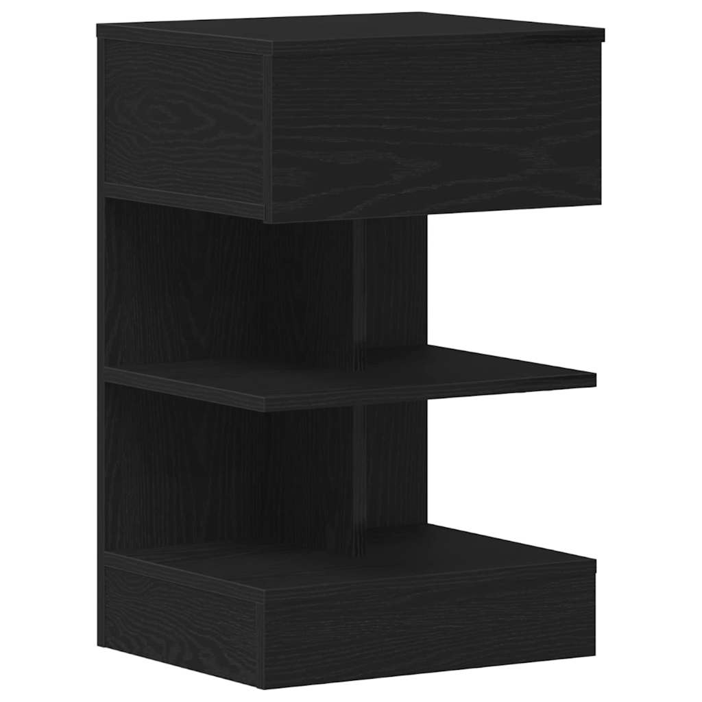 Nachttisch Schwarze Eiche 40 x 35 x 65 cm Holzwerkstoff