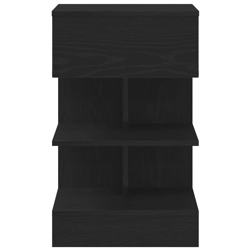Nachttisch Schwarze Eiche 40 x 35 x 65 cm Holzwerkstoff