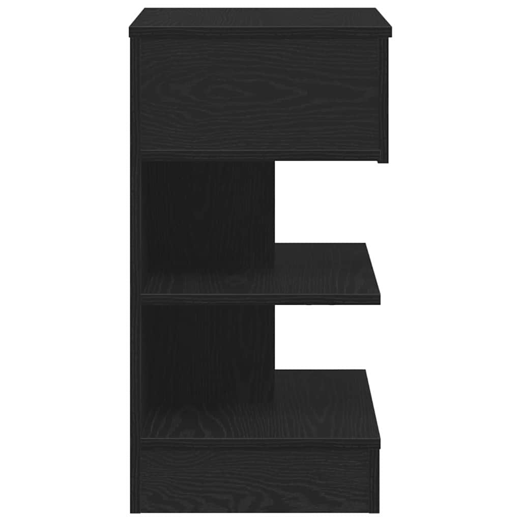 Nachttisch Schwarze Eiche 40 x 35 x 65 cm Holzwerkstoff