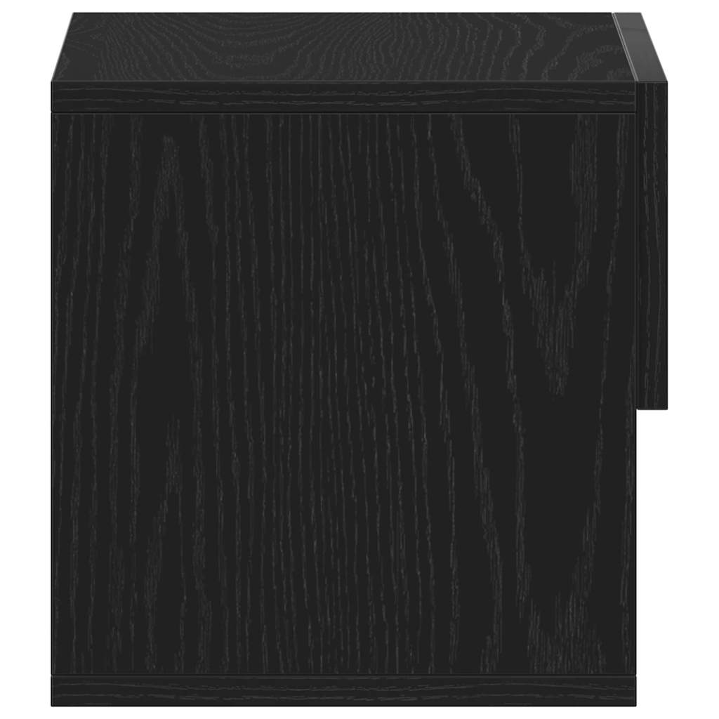 Nachttisch 2 pcs Schwarze Eiche 46 x 29,5 x 30 cm Holzwerkstoff