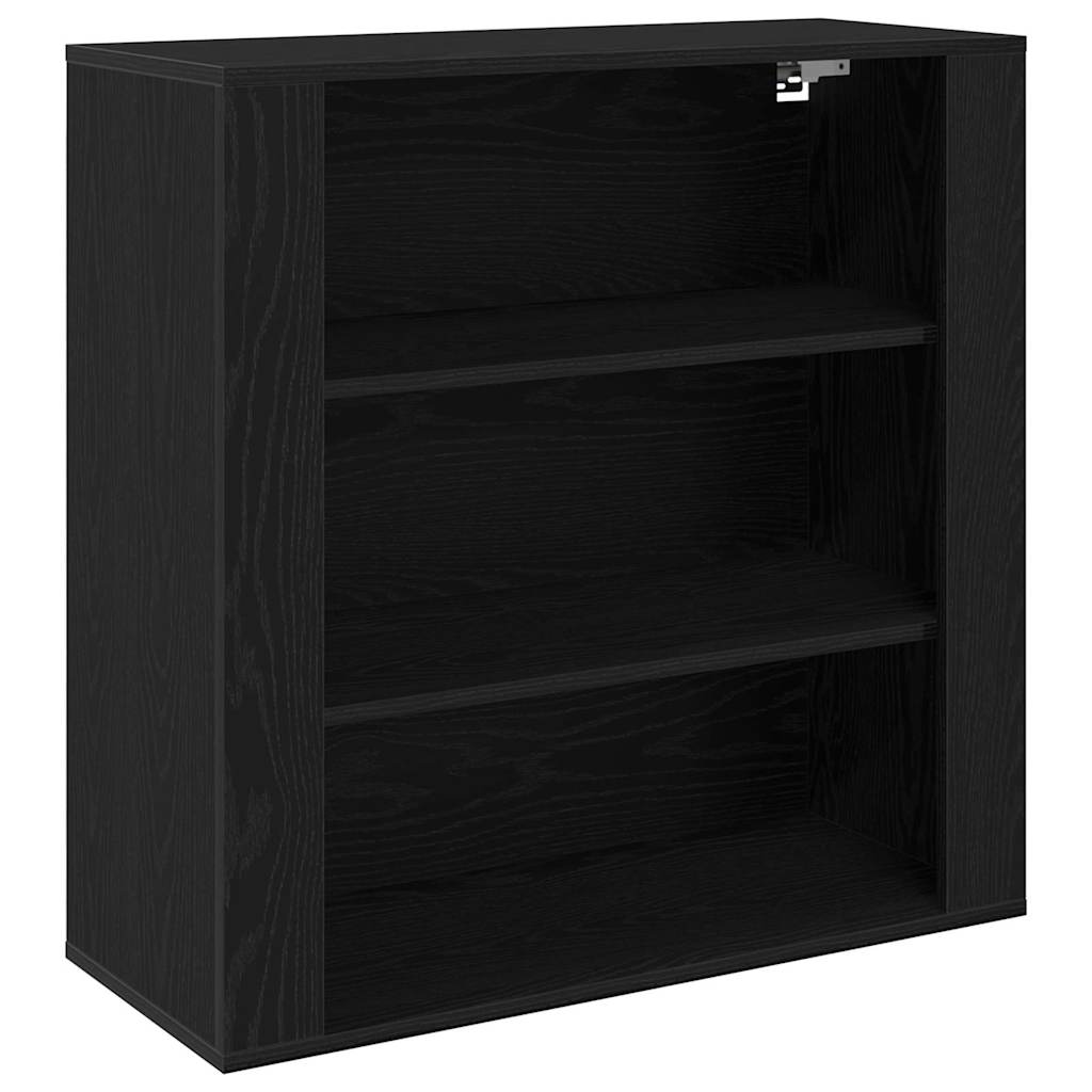 Wandschrank Schwarze Eiche 80 x 33 x 80 cm Holzwerkstoff