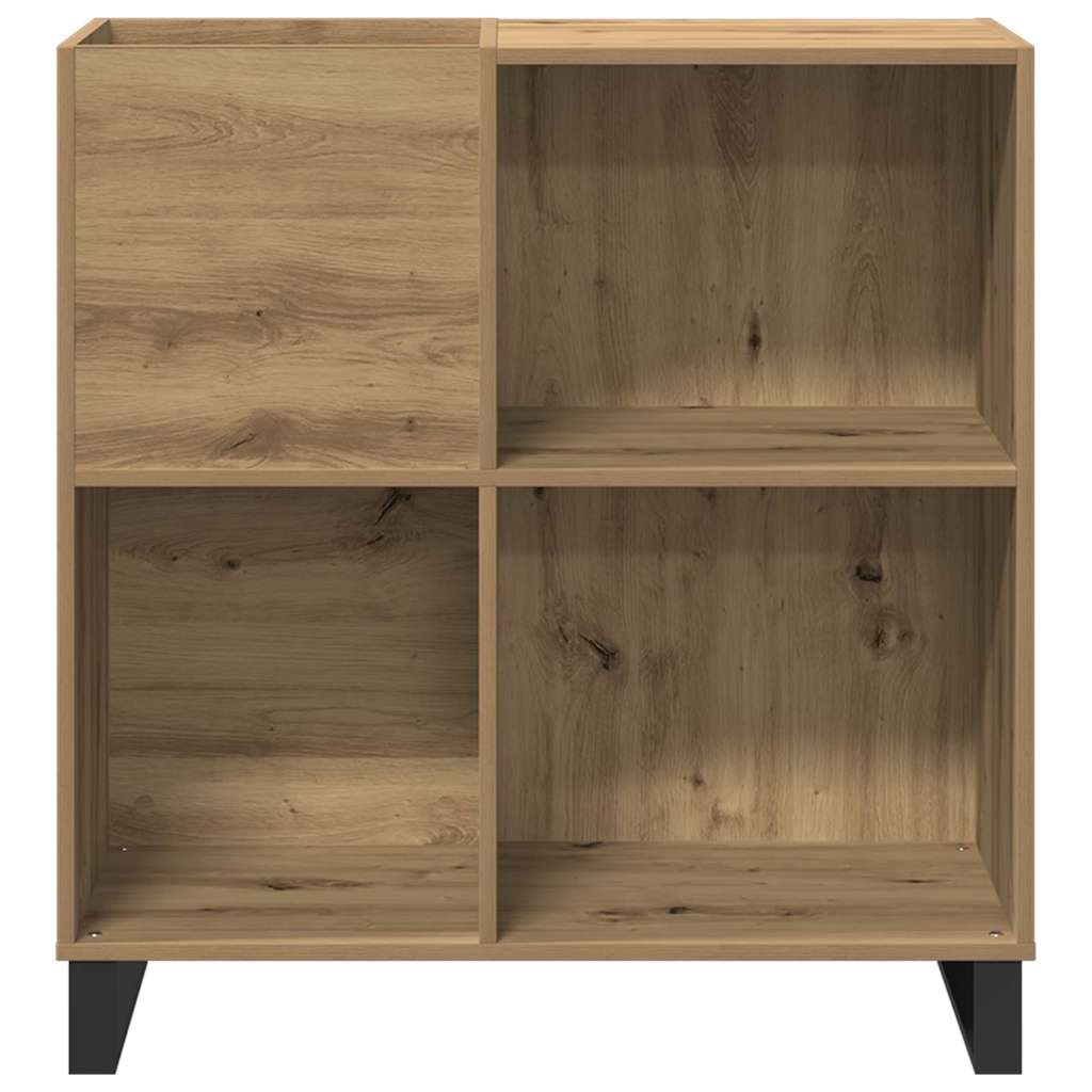 Schallplattenschrank mit Regal Artisan-Eiche 85 x 38 x 89 cm