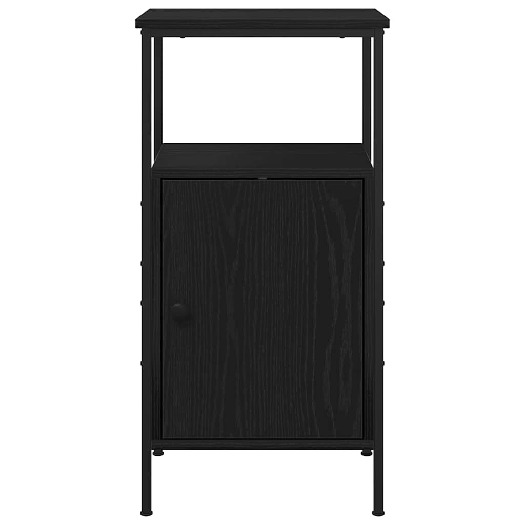 Nachttisch 2 pcs Schwarze Eiche 41 x 31 x 80 cm Holzwerkstoff