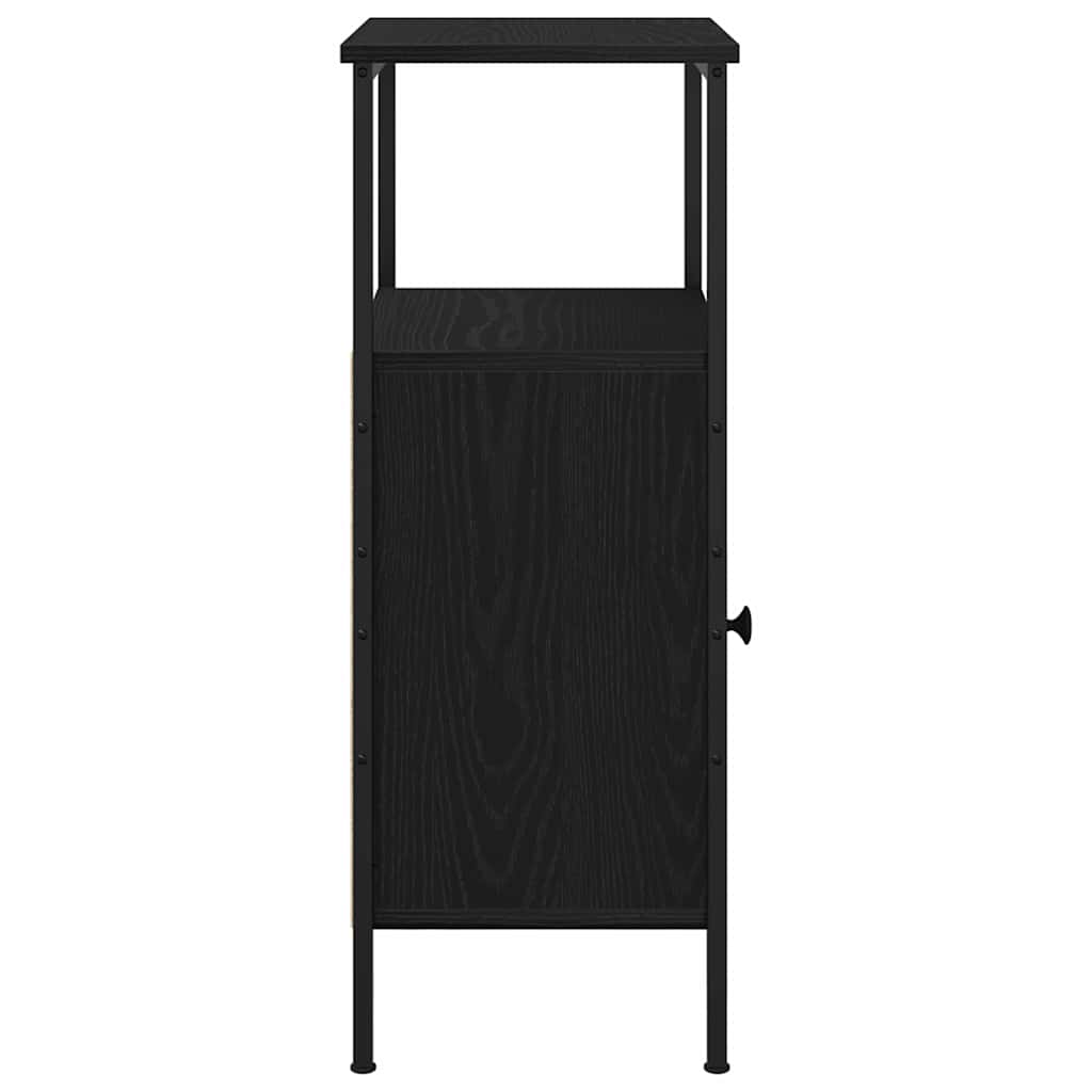 Nachttisch 2 pcs Schwarze Eiche 41 x 31 x 80 cm Holzwerkstoff