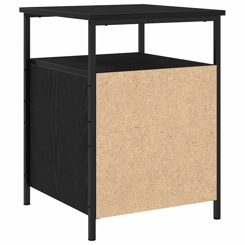 Nachttisch mit Schubladen 2 pcs Schwarze Eiche 44 x 45 x 60 cm