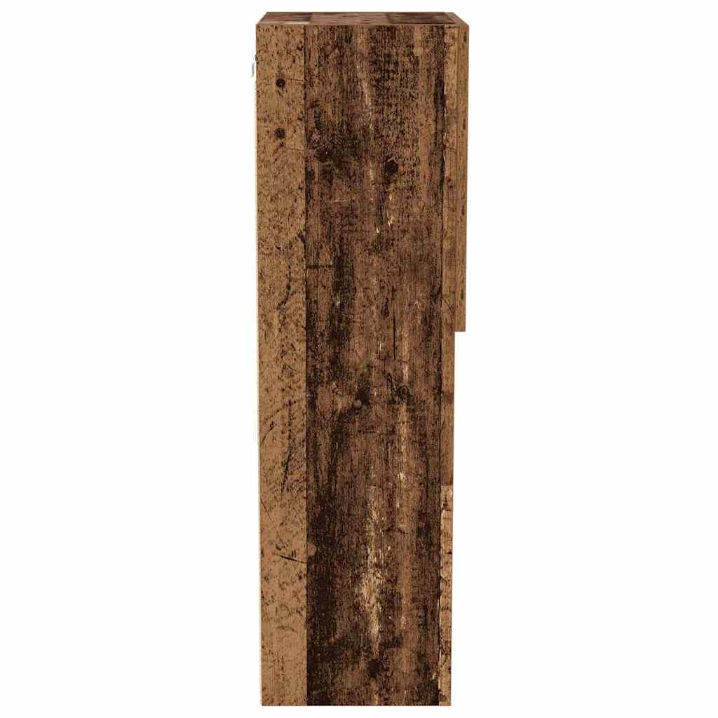 Wandmontierter TV Schrank Altholz 40,5 x 30 x 102 cm