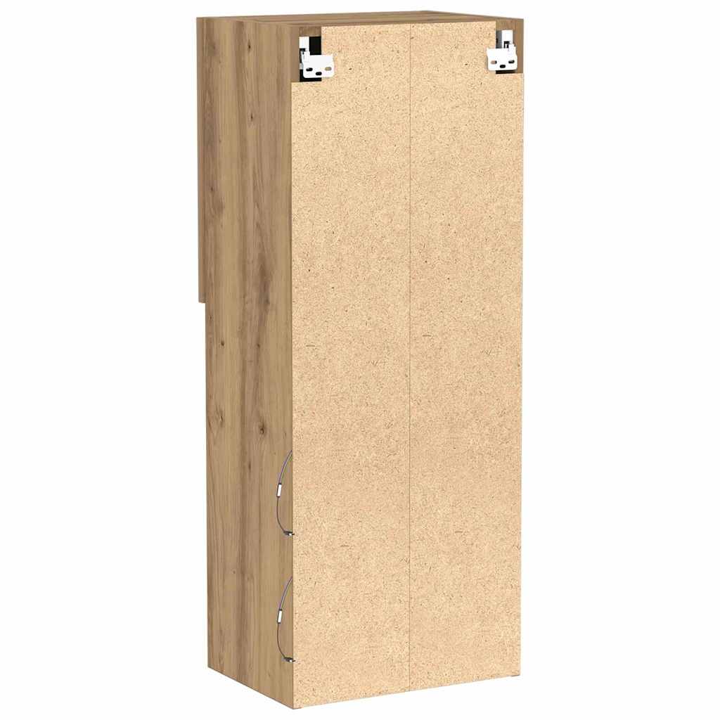 Wandmontierter TV Schrank Artisan-Eiche 40,5 x 30 x 102 cm