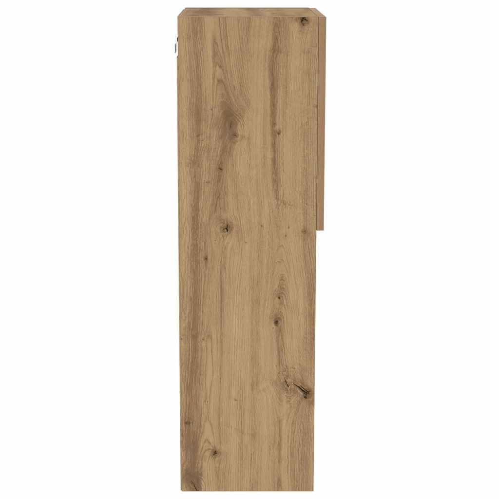 Wandmontierter TV Schrank Artisan-Eiche 40,5 x 30 x 102 cm