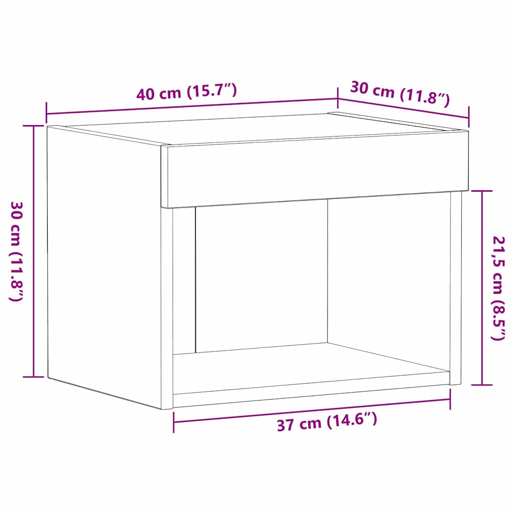 TV-Schrankset 2 stk. Artisan-Eiche Holzwerkstoff