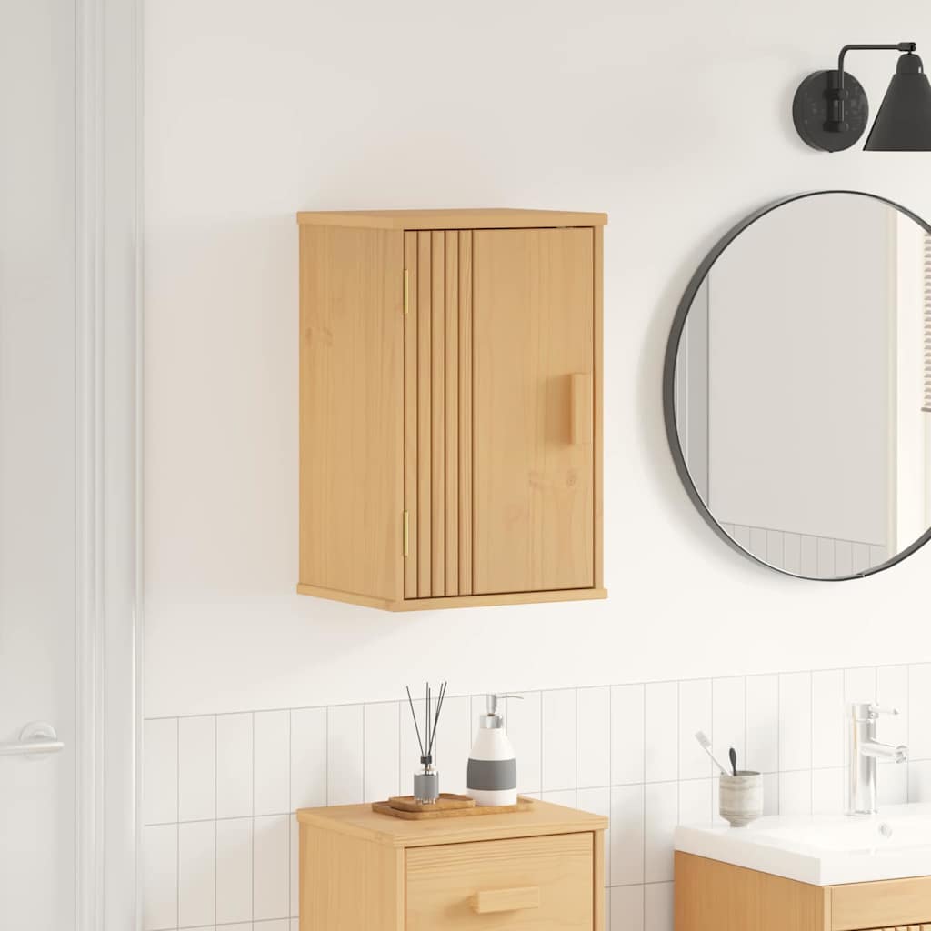 Badezimmer Schrank mit Regal Olden Braun 35 x 30 x 55 cm