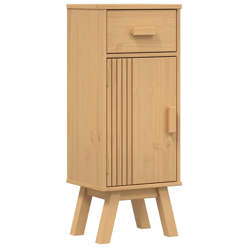 Badezimmer Schrank mit Regal Olden Braun 35 x 30 x 90 cm