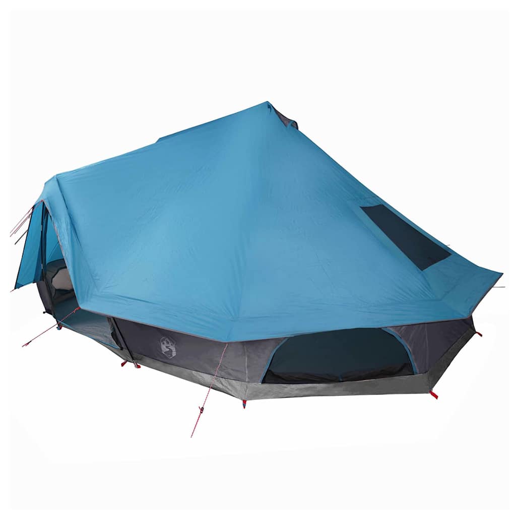 Familien-Tipi-Zelt mit Dach Blau 680 x 430 x 270 cm