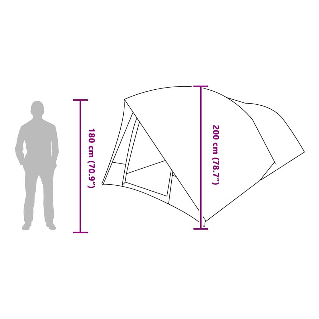 Tunnelzelt 500 x 348 x 200 cm