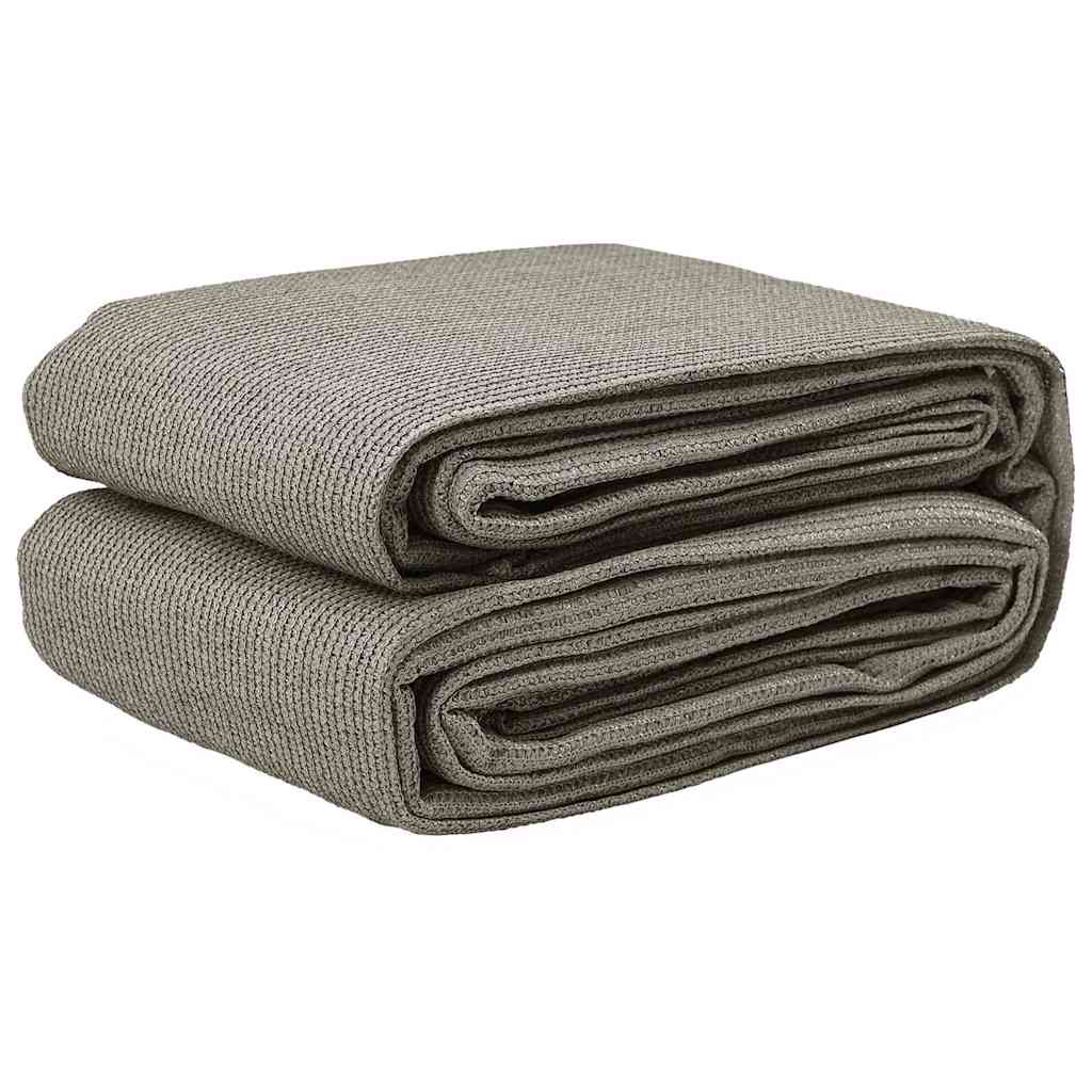 Zeltteppich Hellgrau 250 x 350 cm Polyethylen