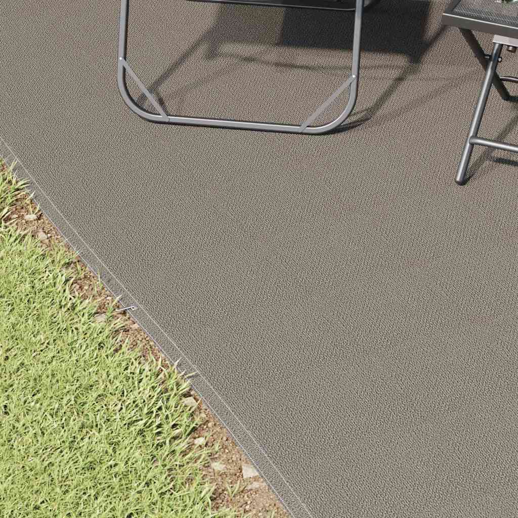 Zeltteppich Hellgrau 400 x 700 cm Polyethylen