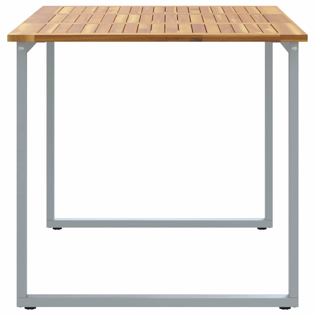 Garten-Eßtisch Grau 140 x 80 x 75 cm