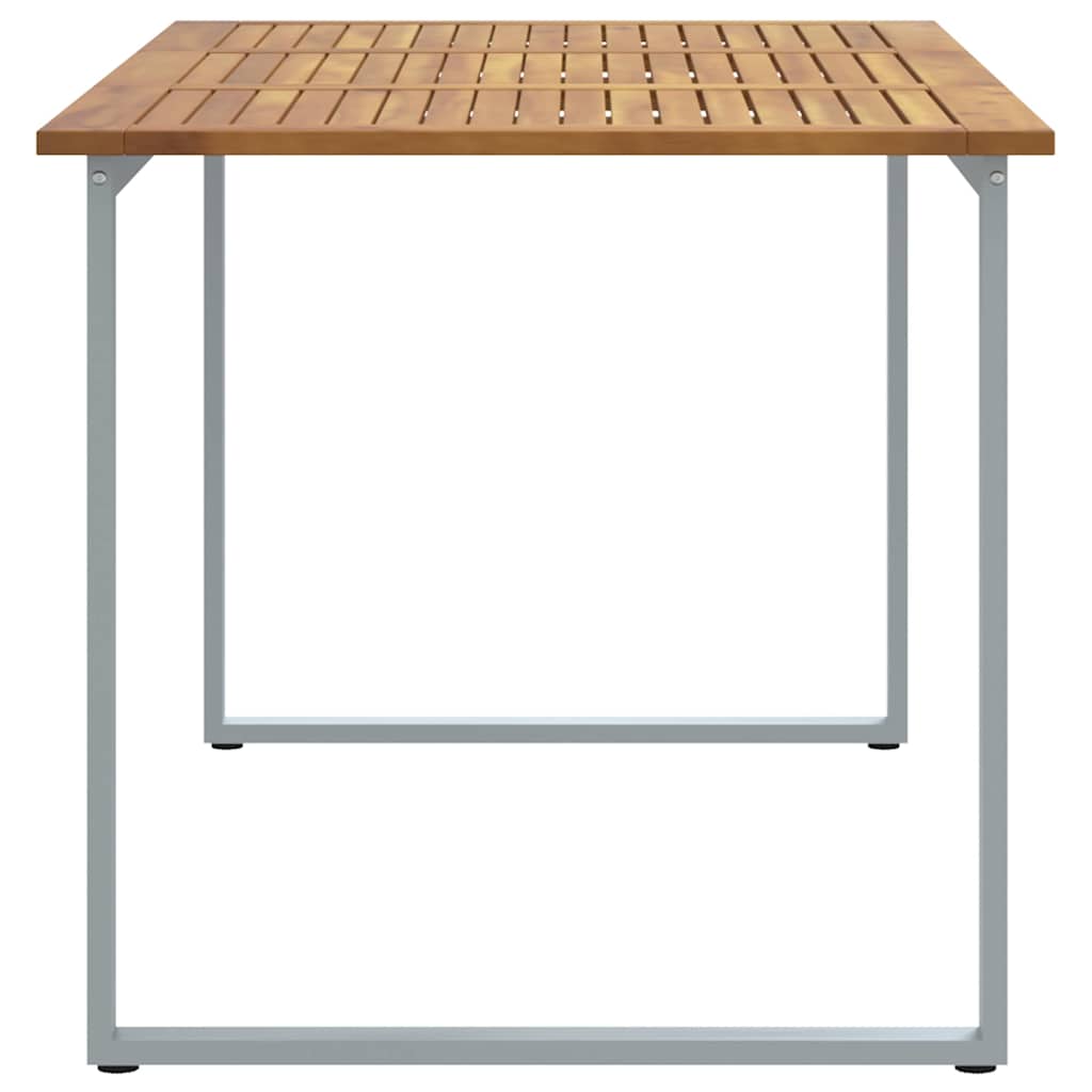 Garten-Eßtisch Grau 160 x 80 x 75 cm