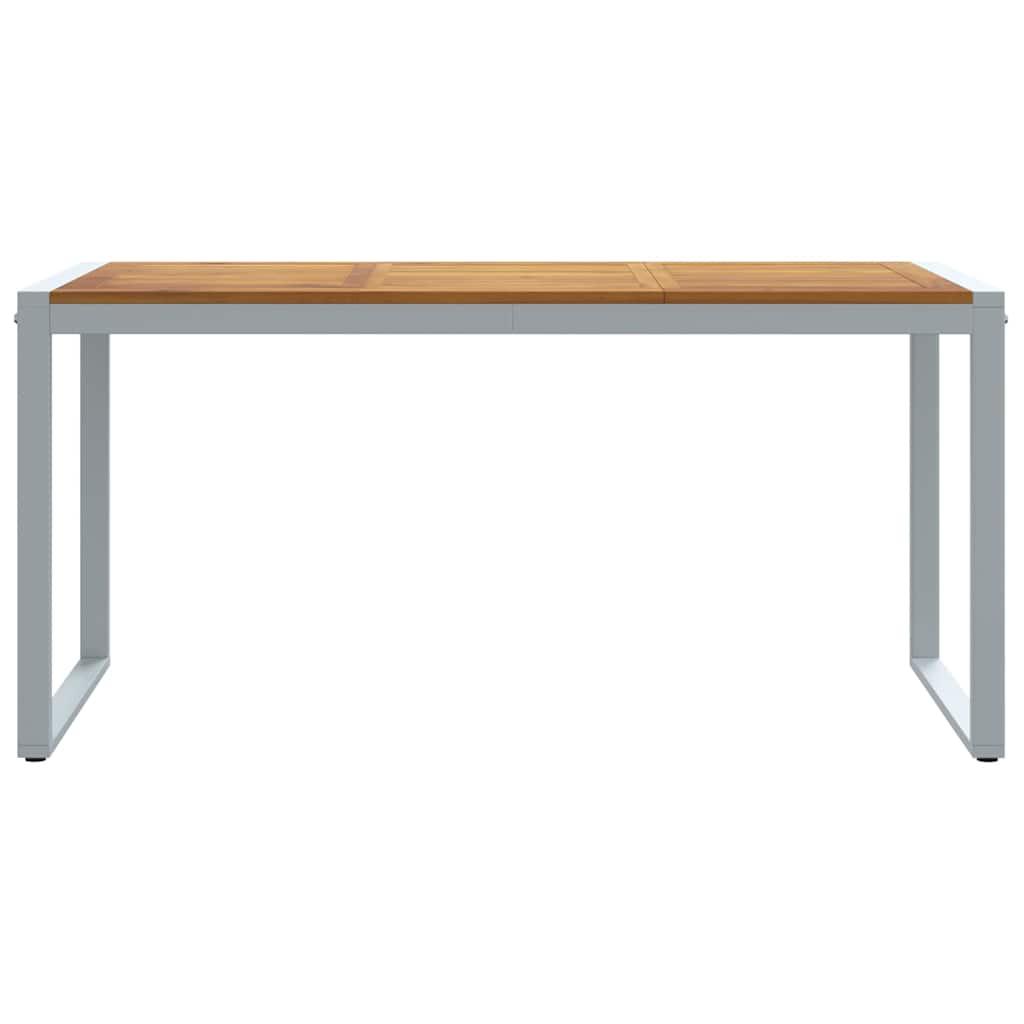 Garten-Eßtisch Grau 160 x 80 x 75 cm