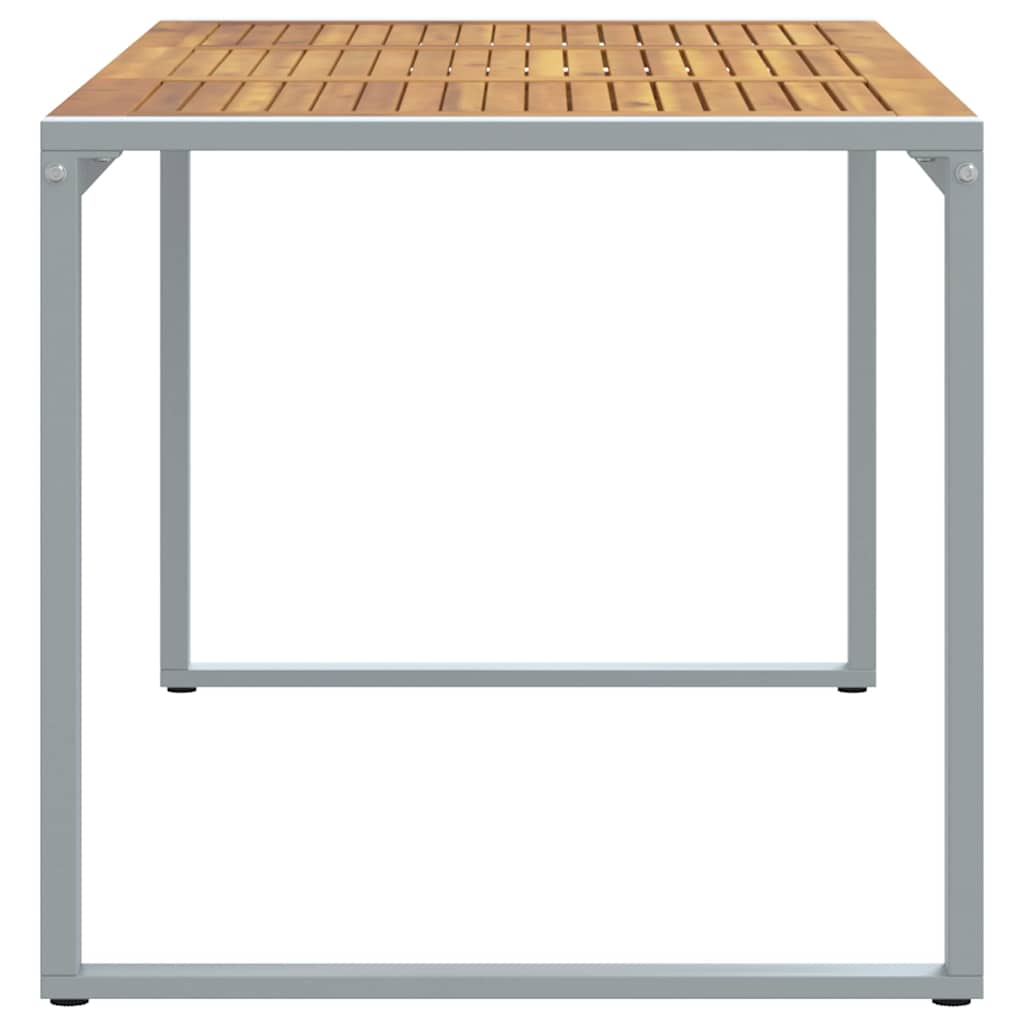 Garten-Eßtisch Grau 160 x 80 x 75 cm