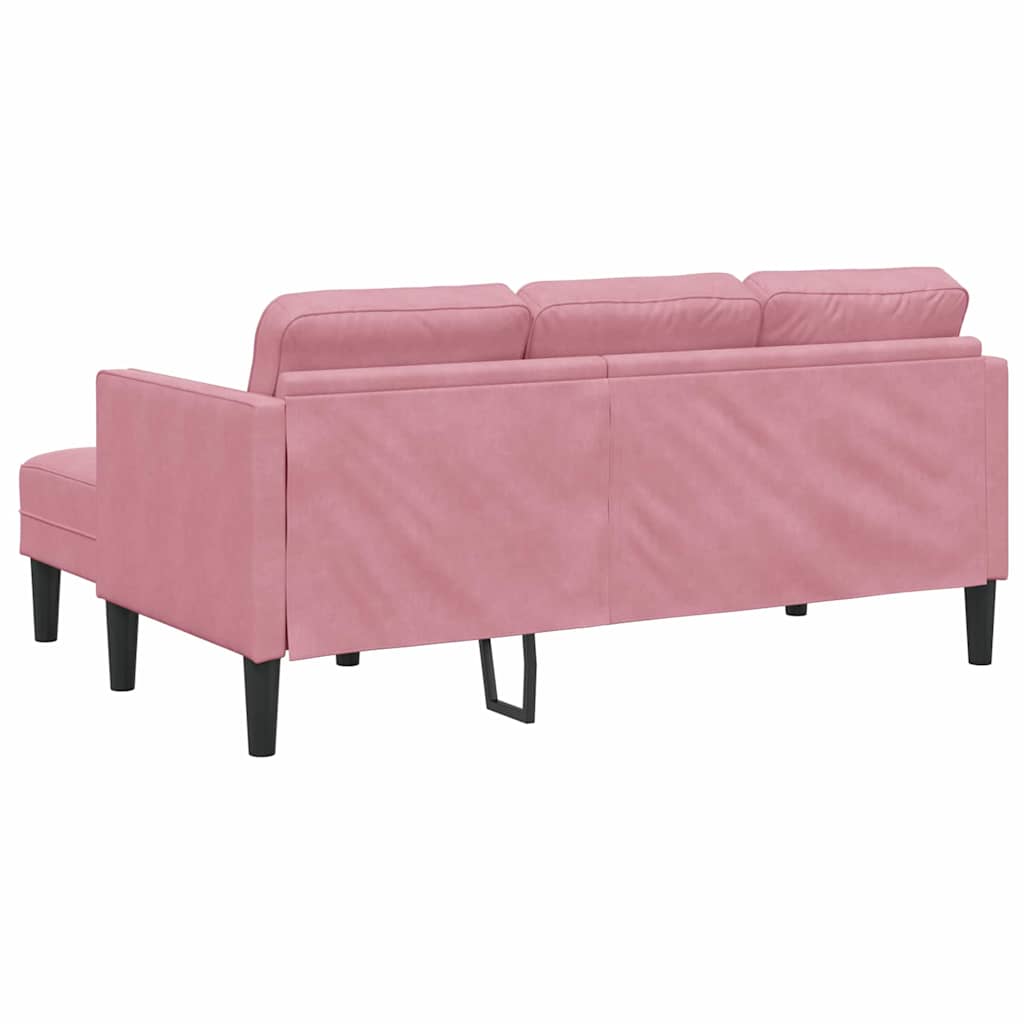 Sofa Set 2 pcs Rosa 173 x 131 x 67 cm Samt