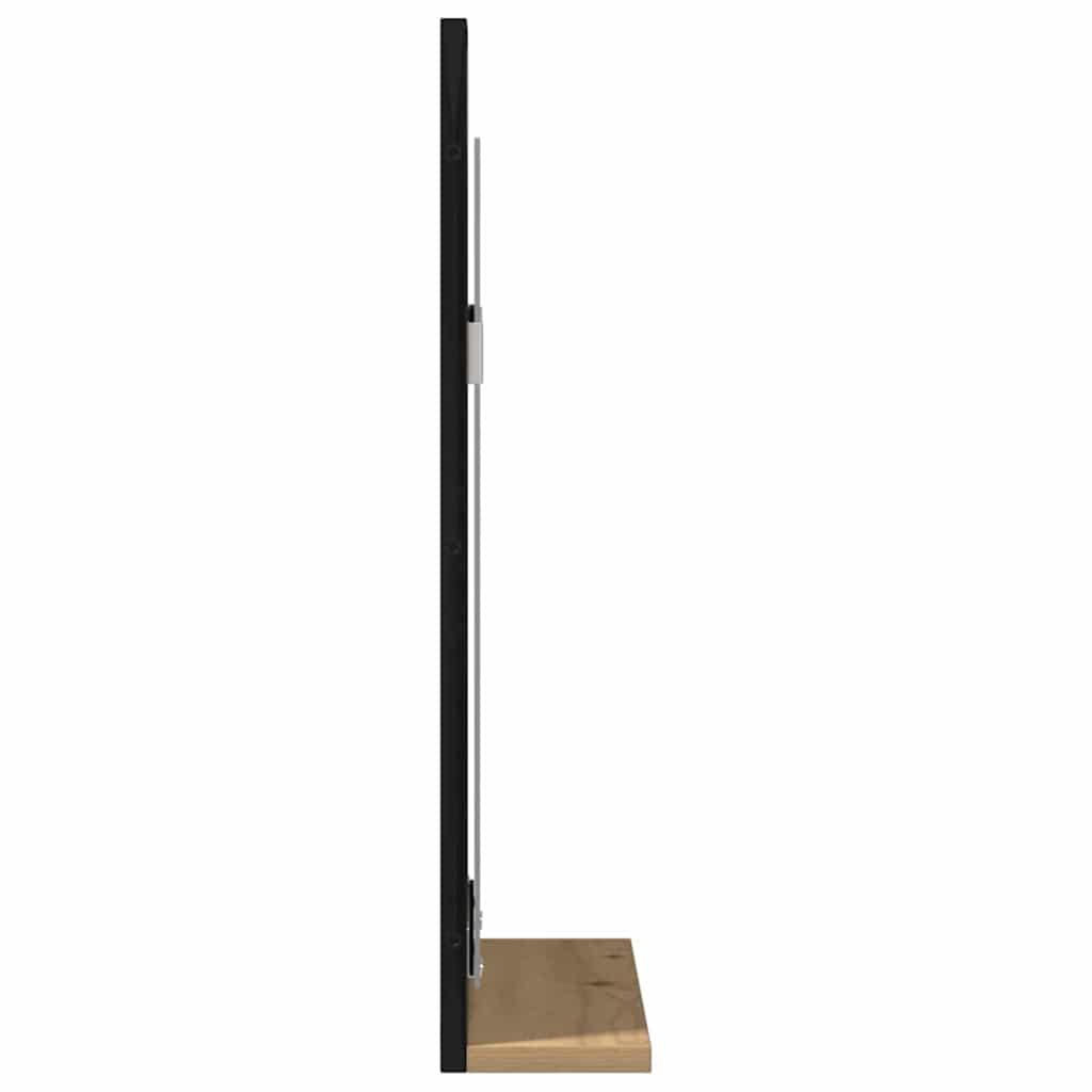 Badezimmer Spiegel mit Regal Eiche handwerklich 50 x 12 x 60 cm