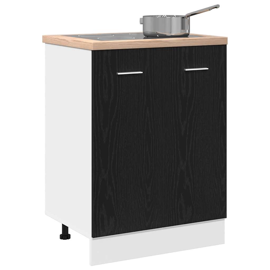 Unterschrank Schwarzeiche 60x46x81,5 cm Holzwerkstoff