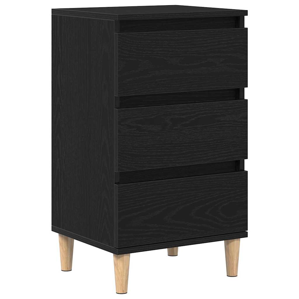 Nachttisch Schwarze Eiche 40 x 35 x 70 cm Holzwerkstoff