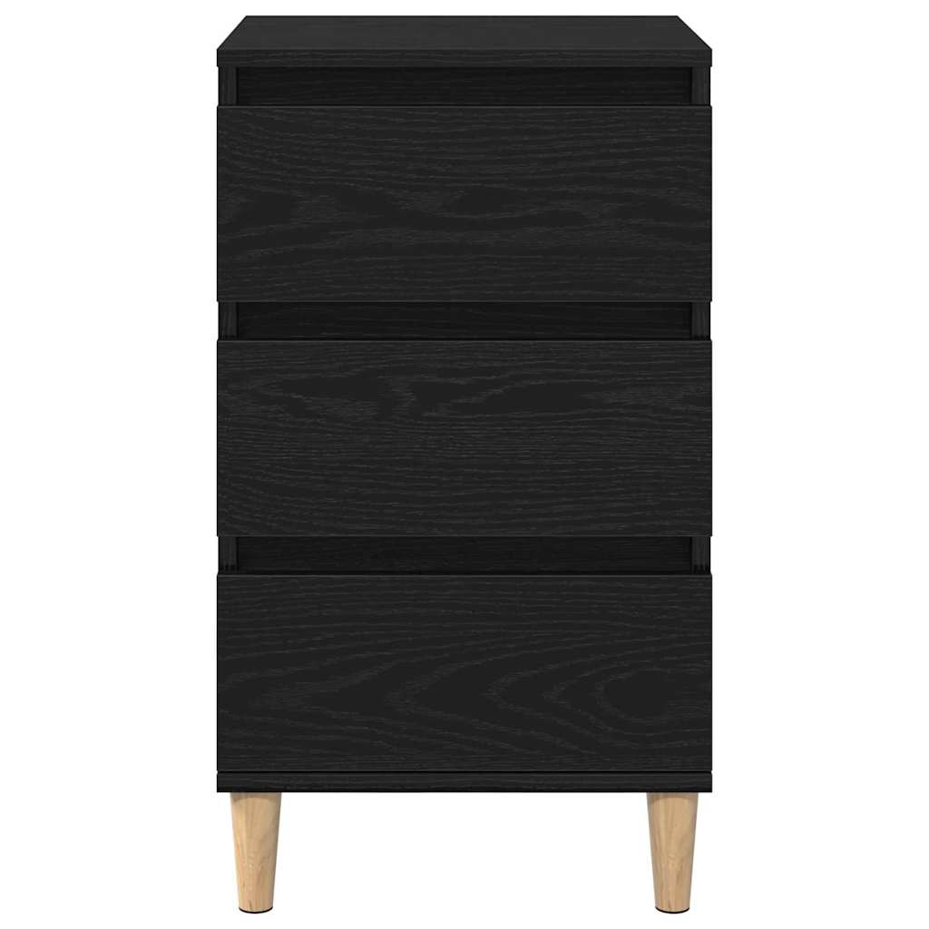Nachttisch Schwarze Eiche 40 x 35 x 70 cm Holzwerkstoff
