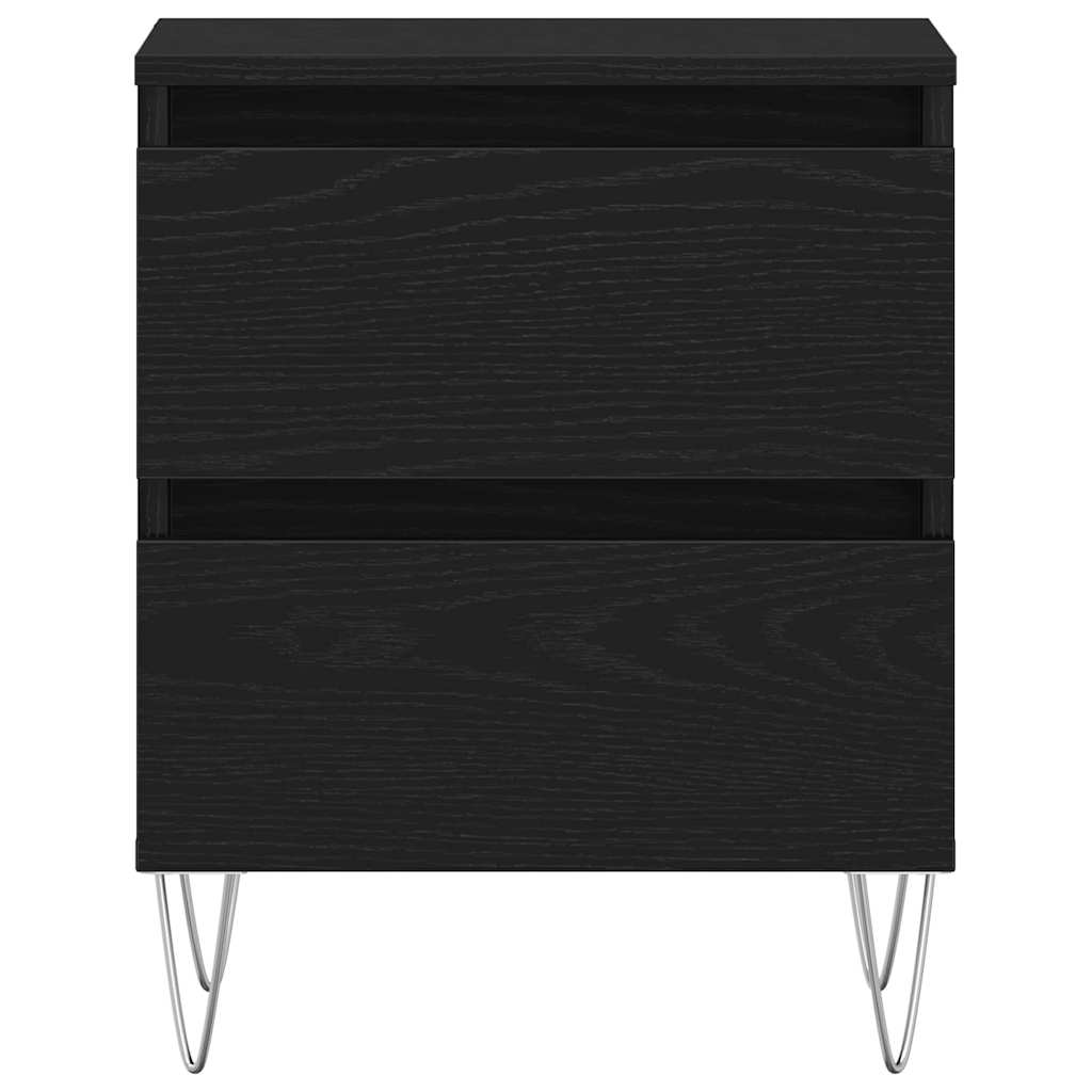 Nachttisch Schwarze Eiche 40 x 35 x 50 cm Holzwerkstoff