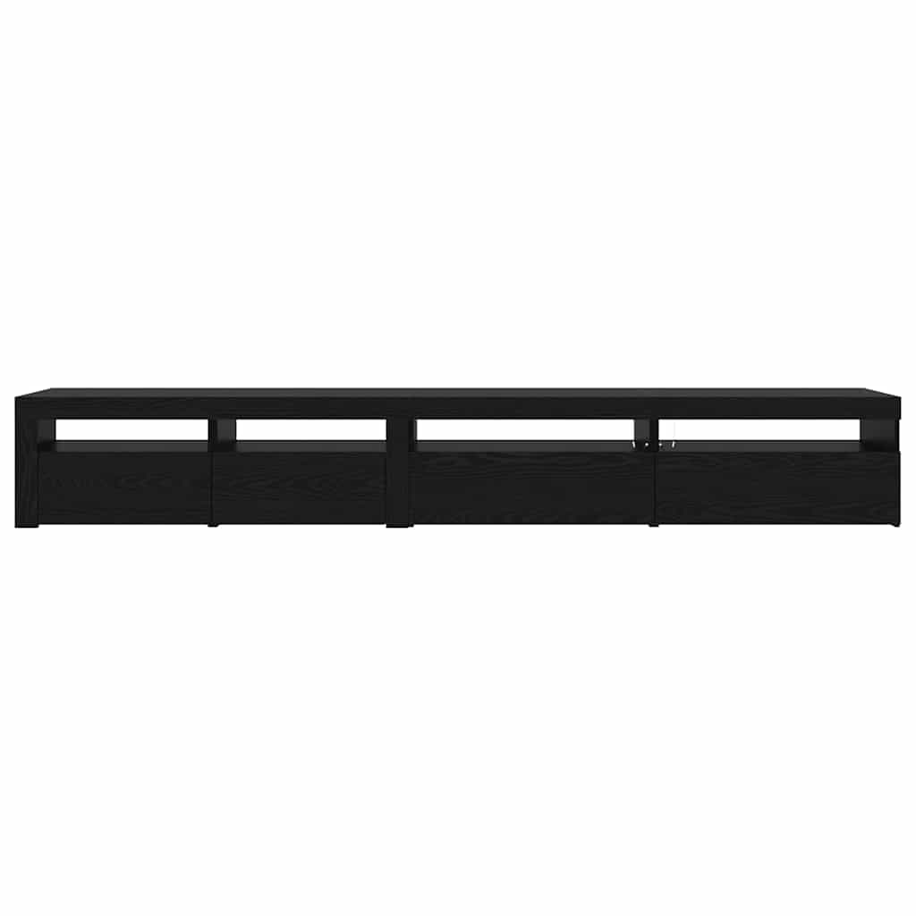 TV-Schrank-Set 3 pcs Schwarz Eichen-Optik 270 x 35 x 40 cm