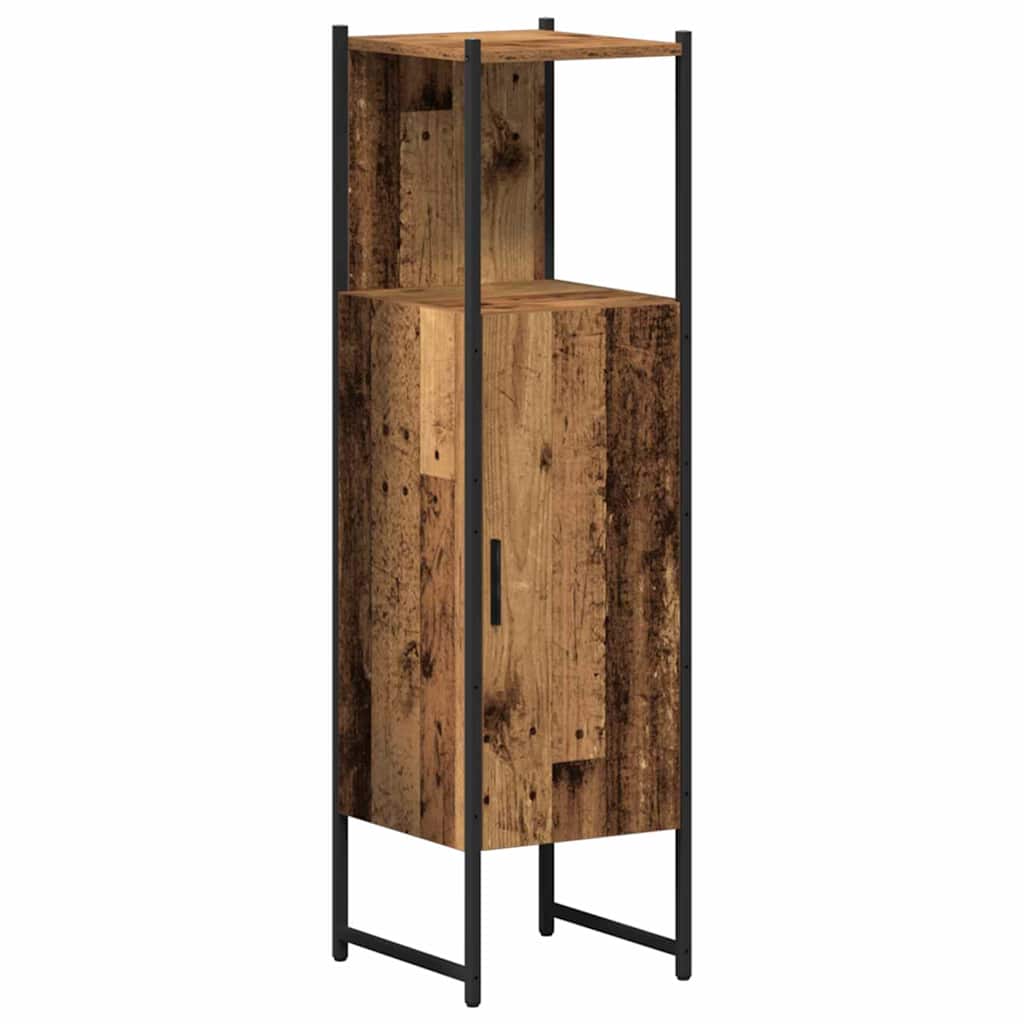 Badezimmermöbel Set mit Regal 4 pcs Altholz 33 x 33 x 185.5 cm