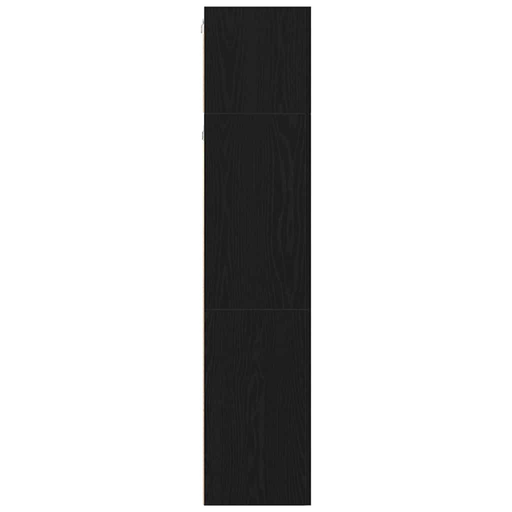TV-Möbel-Set 4 pcs Schwarz Eichen-Optik 130,5 x 30 x 140 cm
