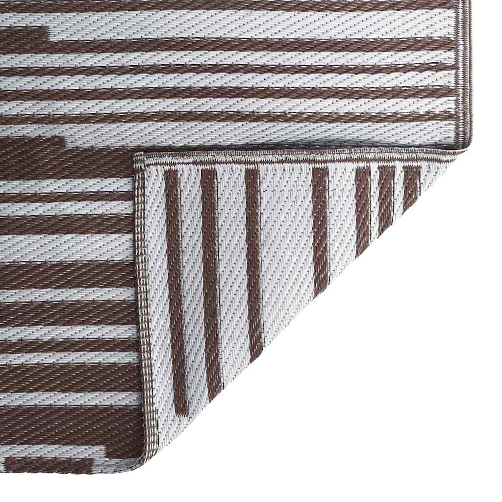 Outdoor Teppich ARAKIL Braun 300 x 400 cm PP