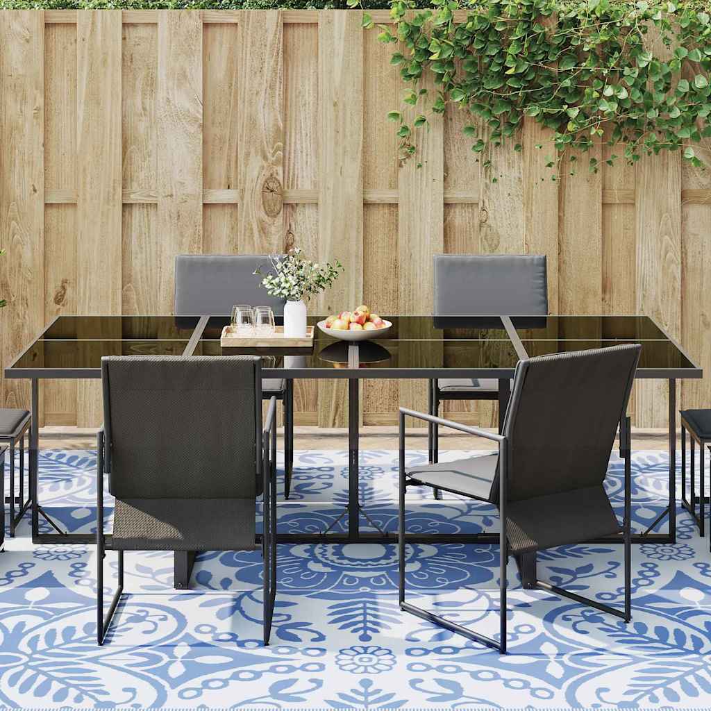 Outdoor Teppich ARAKIL Babyblau 300 x 400 cm PP