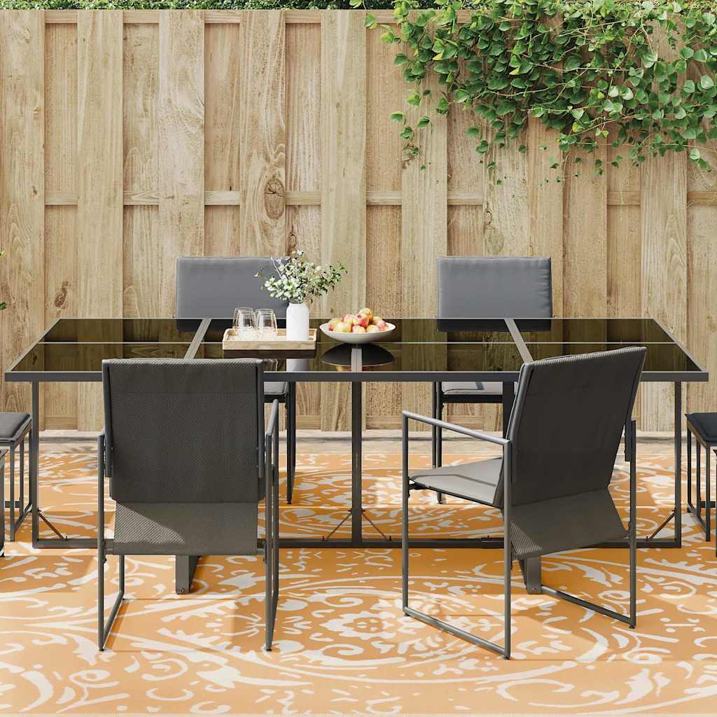 Outdoor Teppich ARAKIL Orange und Weiß 300 x 400 cm PP