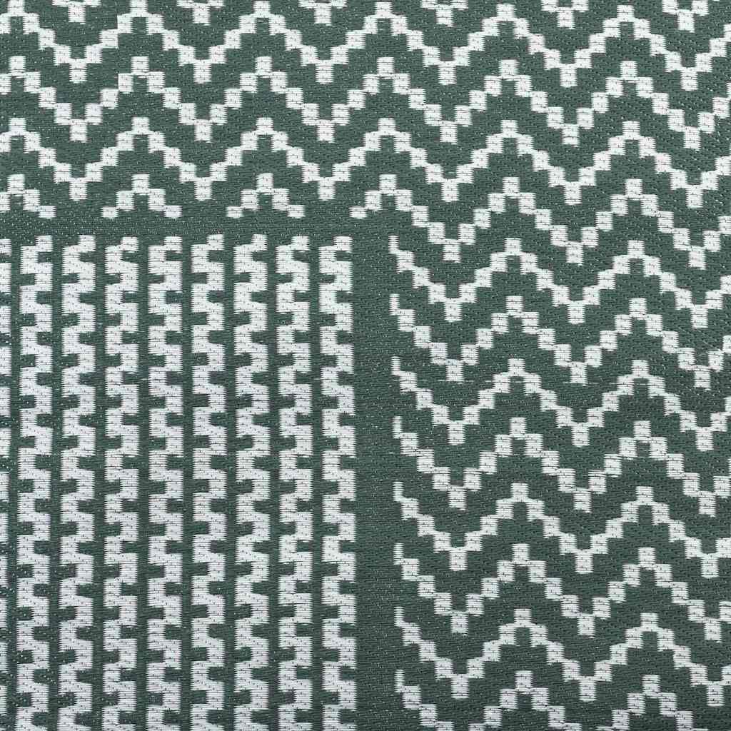 Outdoor Teppich ARAKIL Grün und Weiß 300 x 400 cm PP