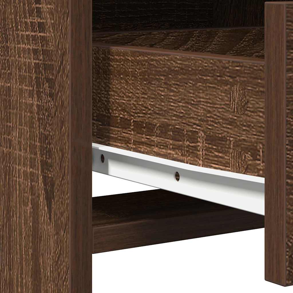 Schminktisch 2 pcs Braun 78,5 x 41 x 135 cm Holzwerkstoff