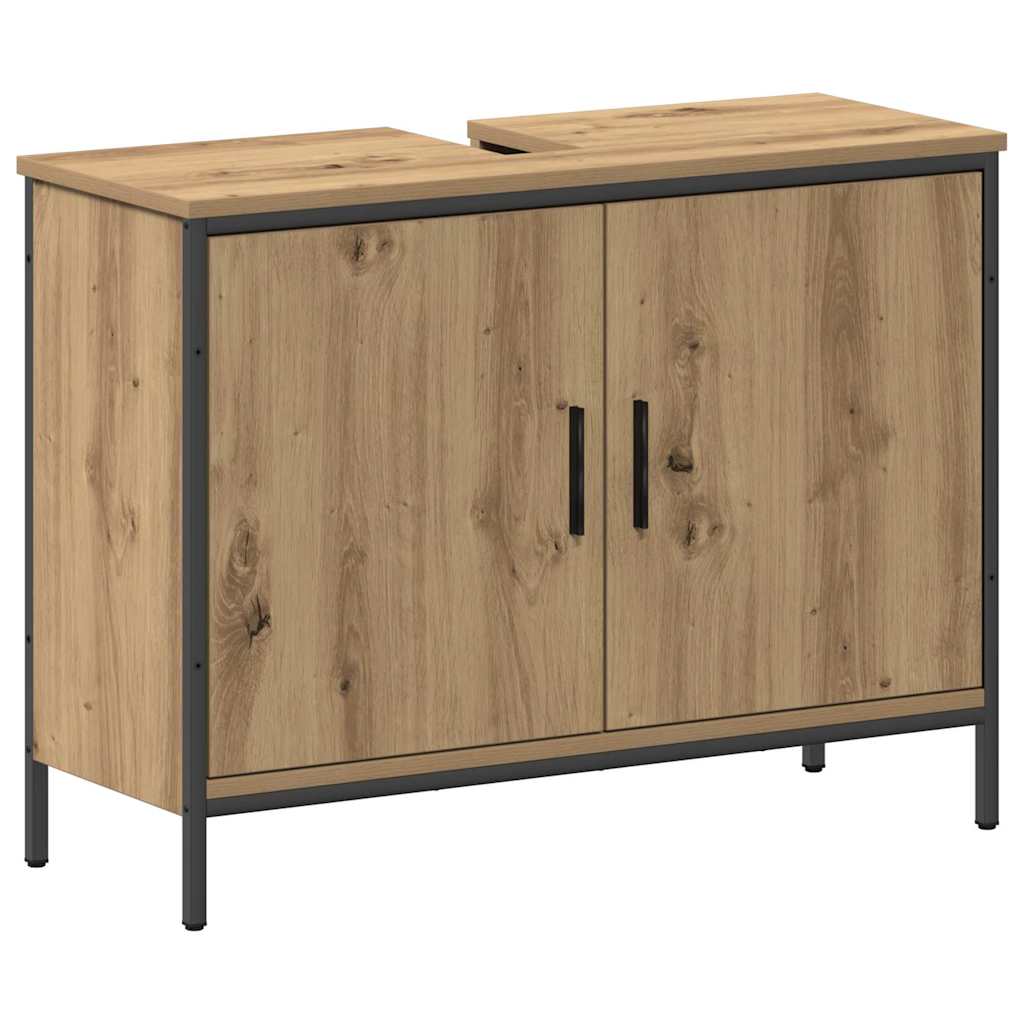 Badezimmermöbel Set mit Regal 4 pcs Braun 33 x 33 x 185.5 cm