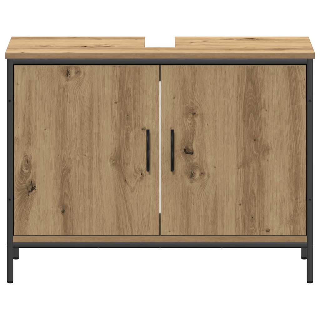 Badezimmermöbel Set mit Regal 4 pcs Braun 33 x 33 x 185.5 cm