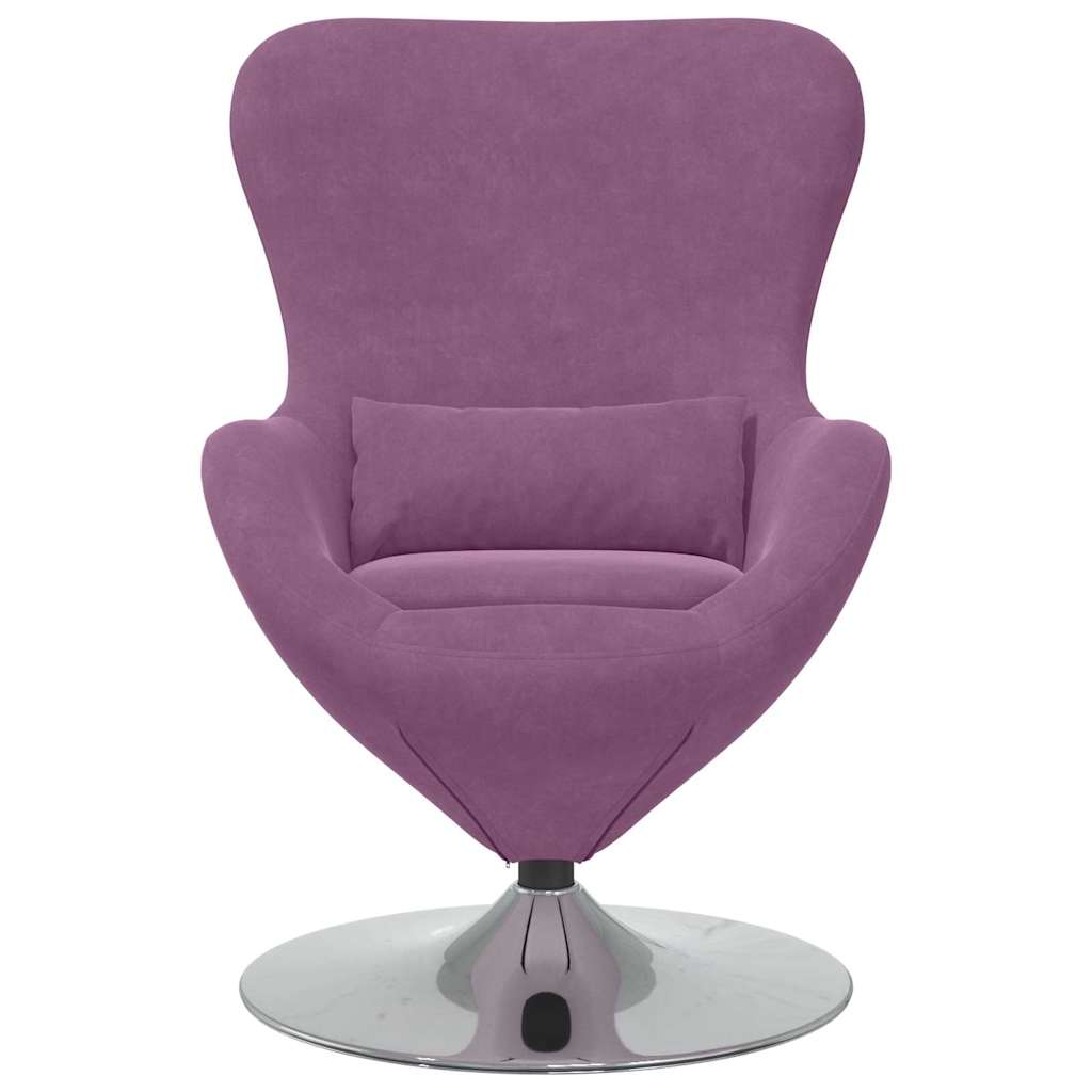 Eiersessel Lila 63 x 73 x 90 cm Samt