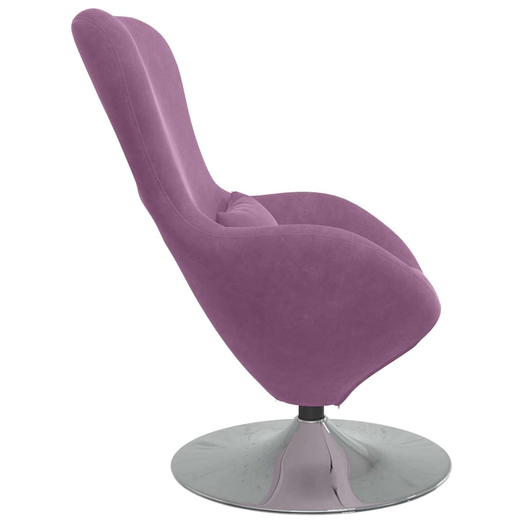 Eiersessel Lila 63 x 73 x 90 cm Samt
