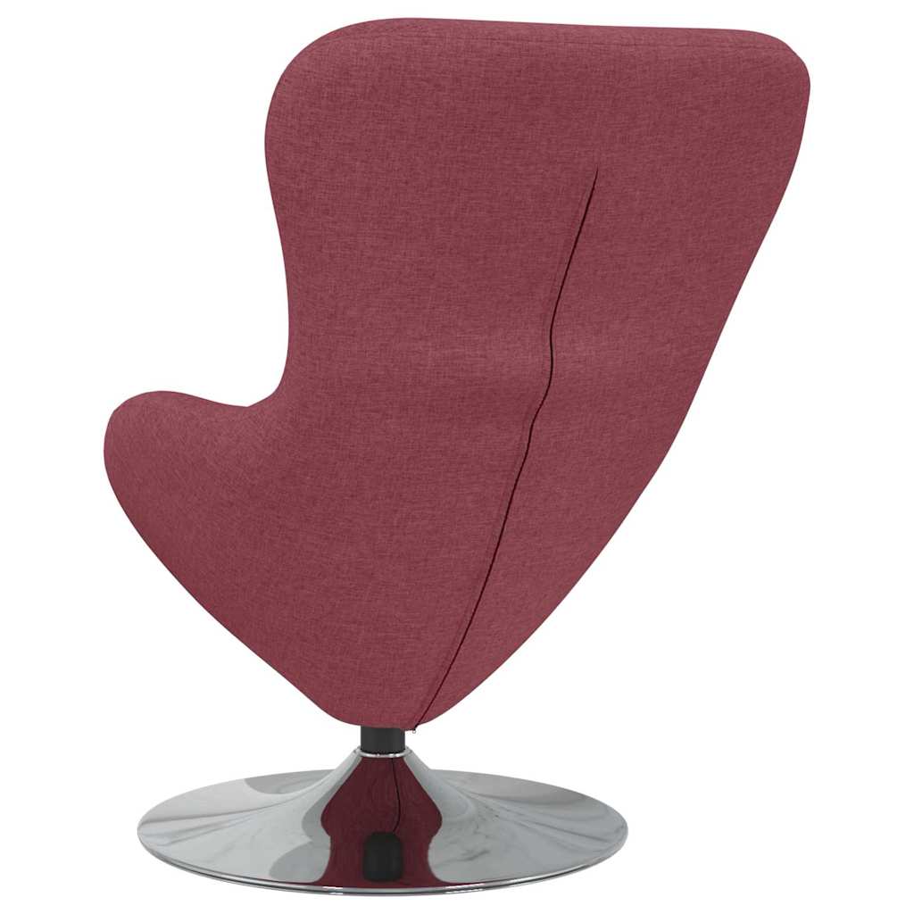 Eiersessel Weinrot 63 x 73 x 90 cm Stoff