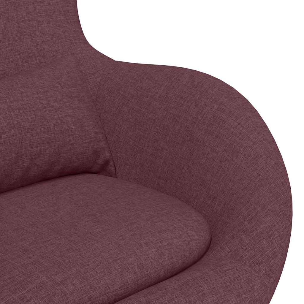 Eiersessel Lila 63 x 73 x 90 cm Stoff