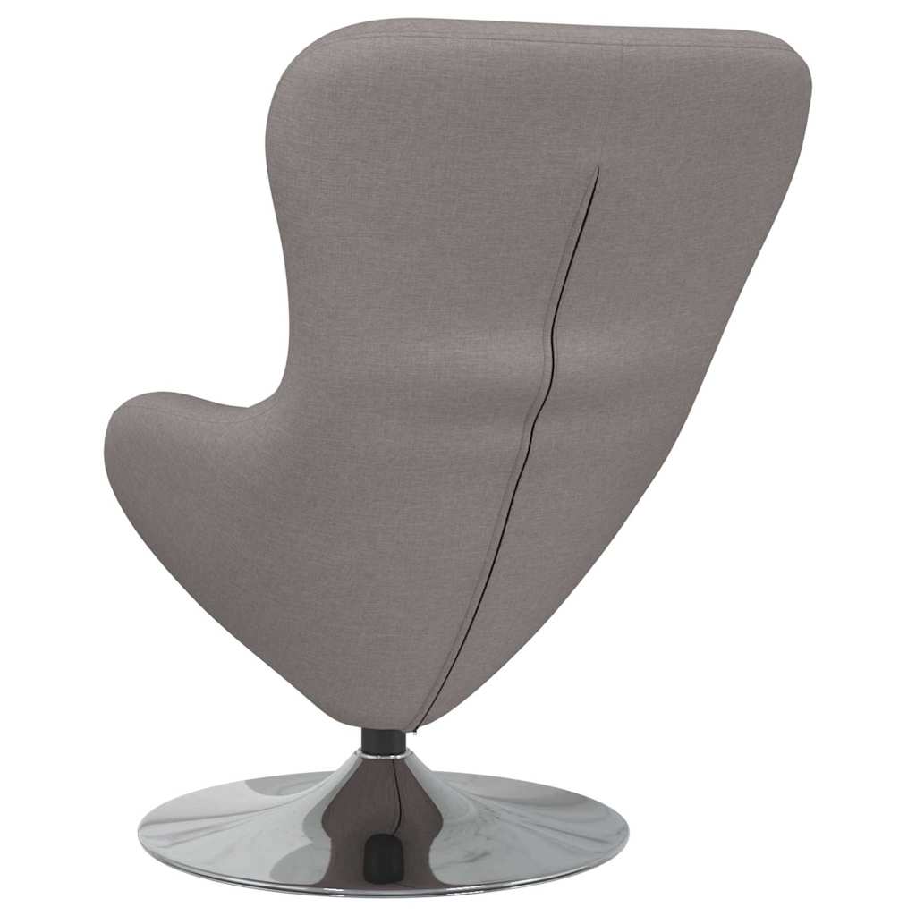Eiersessel Taupe 63 x 73 x 90 cm Stoff