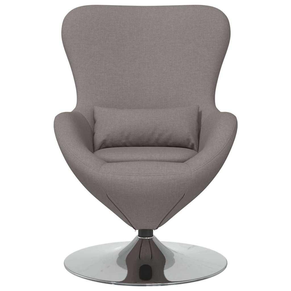 Eiersessel Taupe 63 x 73 x 90 cm Stoff