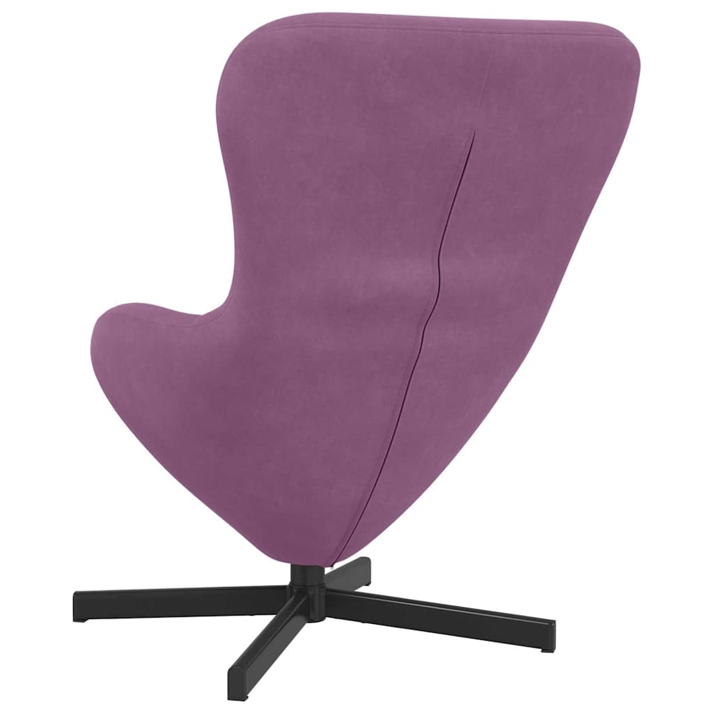 Eiersessel Lila 63 x 73 x 90 cm Samt