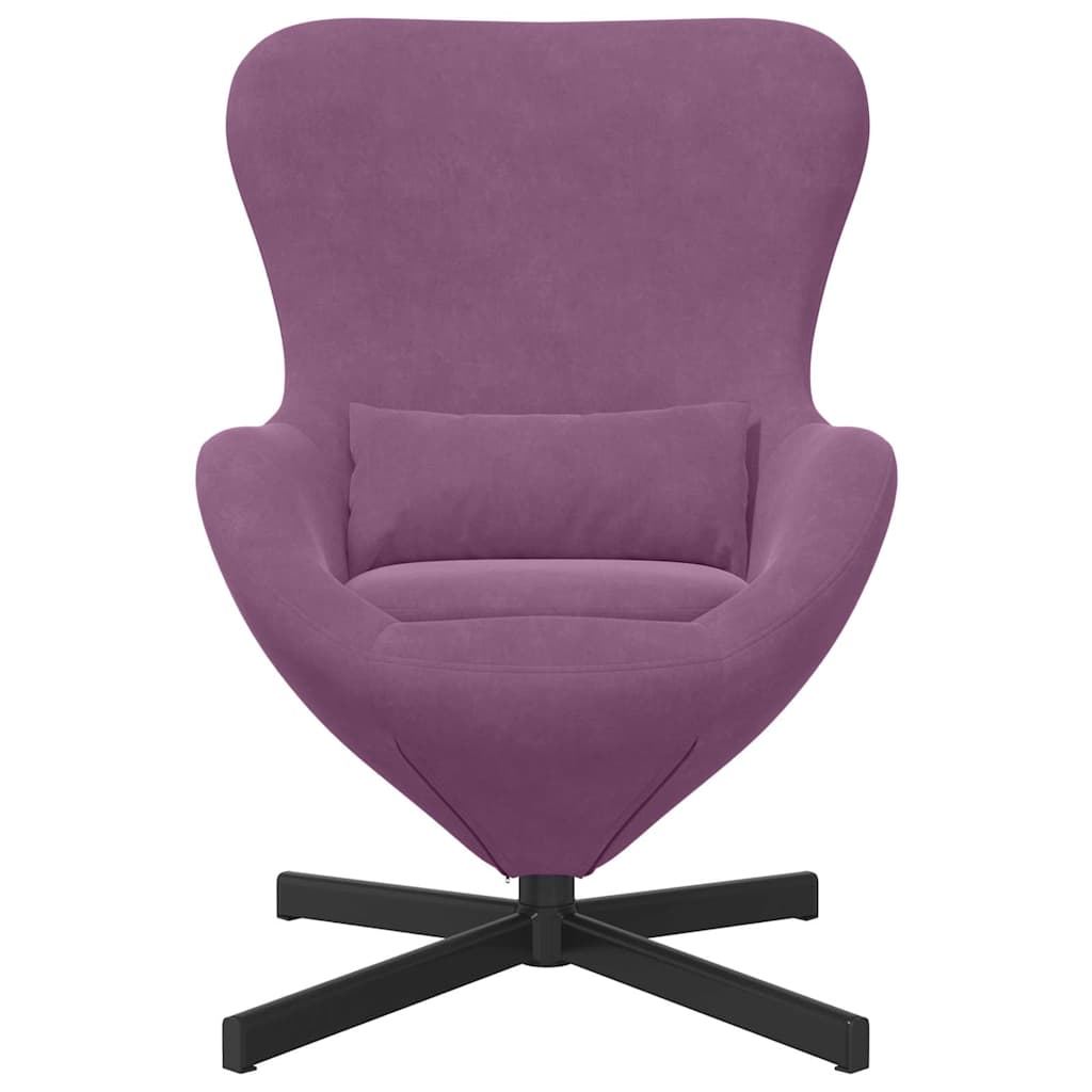 Eiersessel Lila 63 x 73 x 90 cm Samt